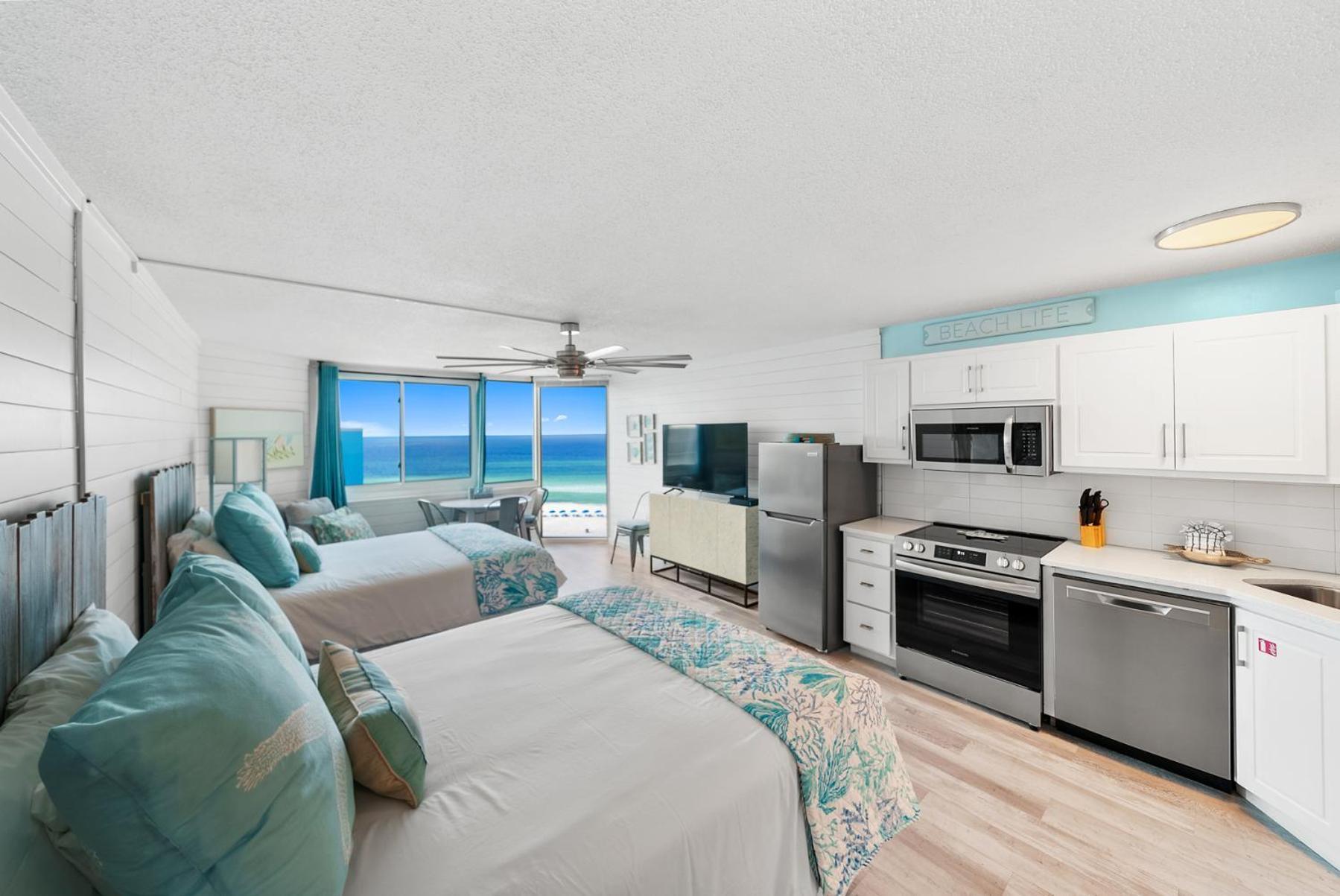 Sea The Gulf - Top Of The Gulf 809 - Beach Front Resort - Ocean View Free Beach Chair Service Panama City Beach Eksteriør bilde